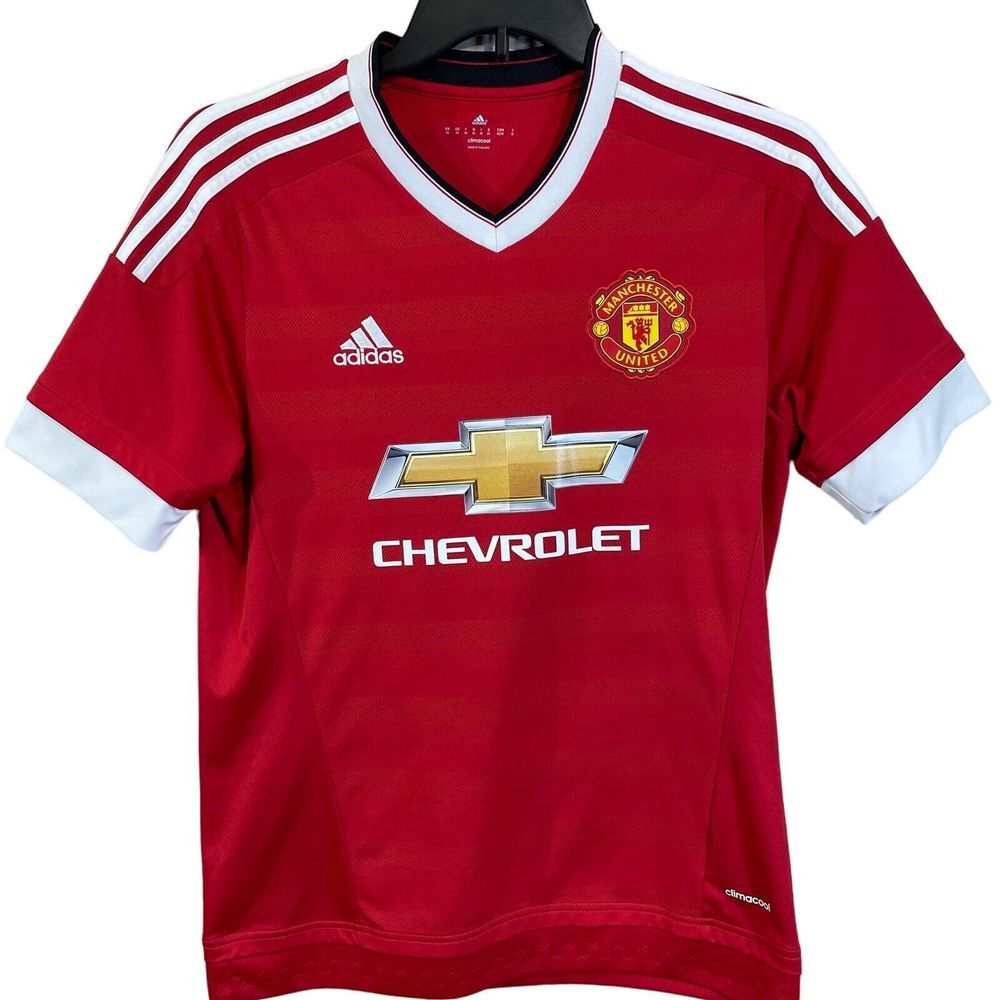 adidas Red and White Men's Jersey